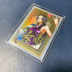One Piece AR Carddass Formation 02 KR Boa Hancock Gold Rare Japanese Bandai - Image 1