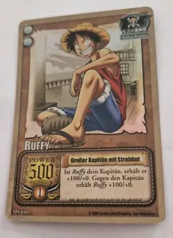 One Piece Karte HOLO MS-C01 Ruffy Großer Kapitan Mit Strohut - Image 1