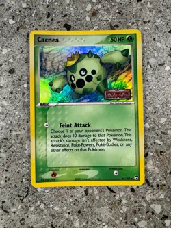 Pokemon TCG Cards Cacnea 46/108 Power Keepers Reverse Holo LP - Image 1