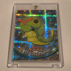 Topps Pokemon TCG Topps Chrome Caterpie 10 Holo English Trading Card - Image 1