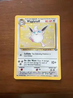 Pokemon TCG Wigglytuff Holo Rare Card 16/64 - Image 1