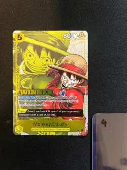 One Piece TCG Monkey D Luffy P-106 Winner Pack Vol 2 Promo Card - English NM - Image 1