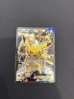 Pikachu EX ULTRA RARE XY124 Star Promo Pokemon Card - Image 1