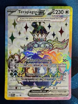 Pokemon TCG Terapagos EX 165 Promo Full Art SVP-en Clean Card Fresh Pull NM/M - Image 1