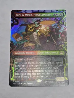 Raph & Mikey, Troublemakers (Showcase) Teenage Mutant Ninja Turtles Foil - Image 1