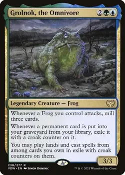 Grolnok the Omnivore Custom Commander Deck MTG Magic the Gathering - Image 1