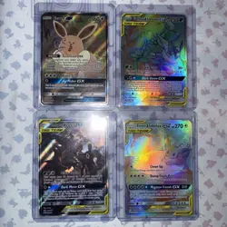 Lot Of Tag Team And Eevee GX cards - Image 1