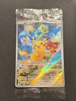 Pikachu 027 Sv: Scarlet & Violet Promo Cards Holo SEALED - Image 1