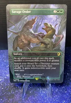 Savage Order Jurassic World Collection MTG Rare 0006 - Image 1