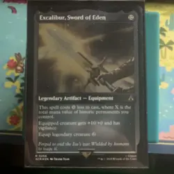 MTG Excalibur, Sword of Eden FOIL ETCHED Assassin's Creed 0256 NM - Image 1