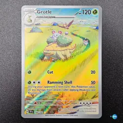 Grotle 164/162 Temporal Forces Holo Illustration Rare Pokemon Trading Card - Image 1