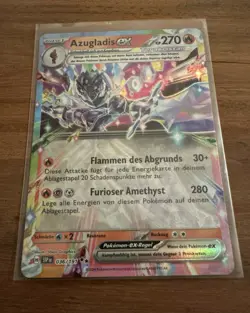 Pokemon Karte Azurgladis EX 036/191 Sturmische Funken NM - Image 2