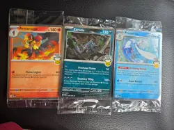 Pokemon Pitch Black Stamped Store Promos SEALED- Complete Set of 3 - Image 2