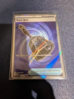 Dark Bell 106/084 Ultra Rare Full Art Pitch Black Pokemon TCG NM - Image 1
