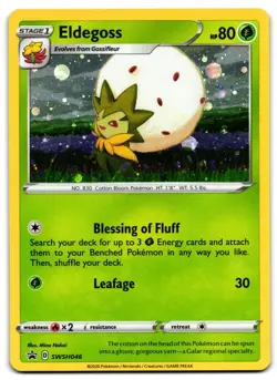 Eldegoss SWSH046 - 🌊 Sword & Shield Promo Pokemon TCG Holo 🖤 - LP - Image 1