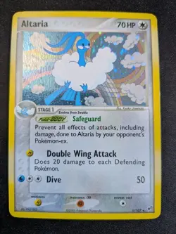Nintendo Altaria 1/107 Holo Rare EX Dragon Frontiers English 2005 HP 70 - Image 1