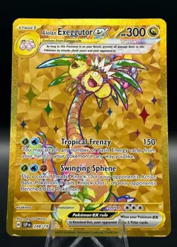 Alolan Exeggutor ex 248/191 Hyper Rare Surging Sparks Gold Pokemon TCG - MP - Image 1