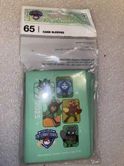 Pokemon Exclusive Ogerpon Card Sleeves EUIC 2025 European International London - Image 1