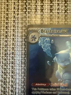Pokemon TCG 151 200/165 Blastoise EX Special Illustration Rare NM Condition - Image 4