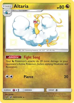 Holofoil - Altaria - SV37/SV94 / NM / English Pokemon TCG - Image 1