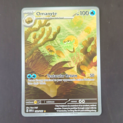 The Pokemon Company Omanyte 180/165 SV 151 Illustration Rare Full Art Holo EN - Image 1
