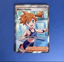 Misty's Vitality Full Art Holo 111/084 Pitch Black Ultra Rare NM English - Image 1