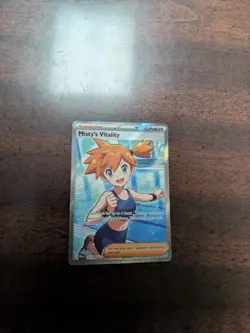 Misty's Vitality Full Art Holo 111/084 Pitch Black Ultra Rare NM English - Image 1