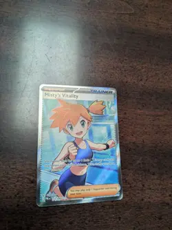Misty's Vitality Full Art Holo 111/084 Pitch Black Ultra Rare NM English - Image 2