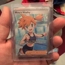 Misty's Vitality Full Art Holo 111/084 Pitch Black Ultra Rare NM English - Image 1
