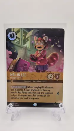 Disney Lorcana Meilin Lee - Losing Control 210/207 Epic Foil Attack Of The Vine - Image 1