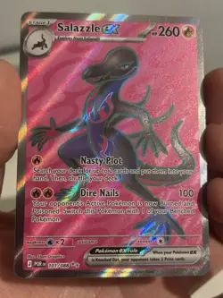 Pokemon TCG Salazzle ex 101/088 Full Art Holo Ultra Rare SV - Image 3
