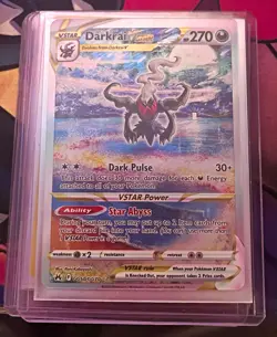 GM ☆ Pokemon TCG Darkrai VSTAR GG50/GG70 Crown Zenith FA Holo UR ☆ - Image 1