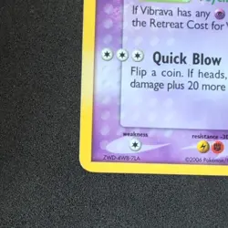Vibrava Delta Species EX Dragon Frontiers HOLO 24/101 Rare 2006 English STAMPED - Image 5