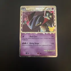 Dragapult SWSH132 Black Star Promo Holo Pokemon Card Celebrations TCG - Image 1