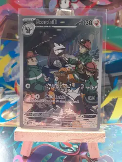 Pokemon TCG Excadrill 174/162 Sv05 Temporal Forces Illus Rare Holo ENG - Image 1