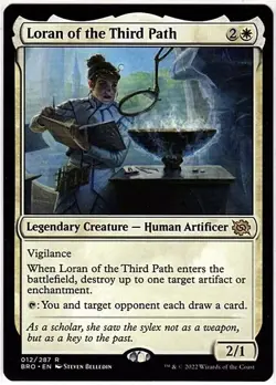 Loran of the Third Path - The Brothers War RARE MtG TCG Card # 012 - Image 1