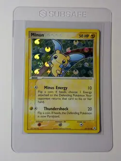 Minun Pokemon Card - 67/101 - EX Hidden Legends Holo - Image 1