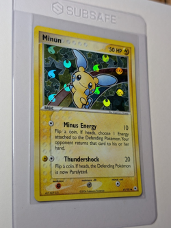 Minun Pokemon Card - 67/101 - EX Hidden Legends Holo - Image 2