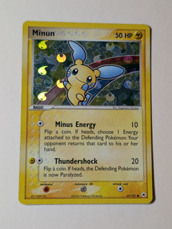 Minun Pokemon Card - 67/101 - EX Hidden Legends Holo - Image 5