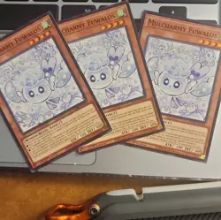 YuGiOh MulcharmyFuwalos x3 Great Card 1st Edition X2/L5DD-ENC16 & X1/ L5DD-ENC16 - Image 1