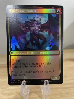 MTG Garland Knight of Cornelia / Chaos The Endless FOIL #0221 Final Fantasy NM/M - Image 2