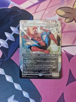 Spectacular Spider-Man (Borderless) - MTG Marvel's Spider-Man 0014 foil - Image 1