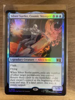 Wizards of the Coast MTG Silver Surfer, Cosmic Voyager 0639 Rare Foil EN - Image 1