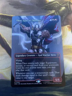 MTG - Thor, God of Thunder (Borderless) (0369) NM - Image 1