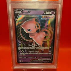 Mew V 113/264 Fusion Strike Pokemon PSA 10 - Image 2