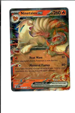 Ninetales ex 038/165 Double Rare 151 Pokemon Holo Near Mint - Image 1