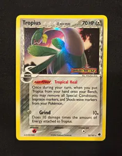 Stamped 2006 Pokemon Reverse Holofoil Tropius (Delta Species) #23/101 - Image 1