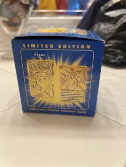 Pokemon 1999 Pikachu 23k Gold Plated Card Factory Sealed Pokeball & BONUS gifts - Image 2