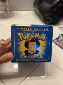 Pokemon 1999 Pikachu 23k Gold Plated Card Factory Sealed Pokeball & BONUS gifts - Image 3