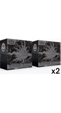 x2 Pokemon TCG Pitch Black Pokemon Center ETB - IN-HAND - Image 1